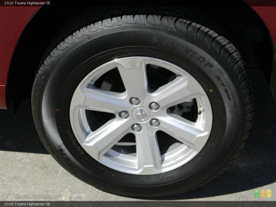 2010 Toyota Highlander SE Wheel and Tire Photo #57593518