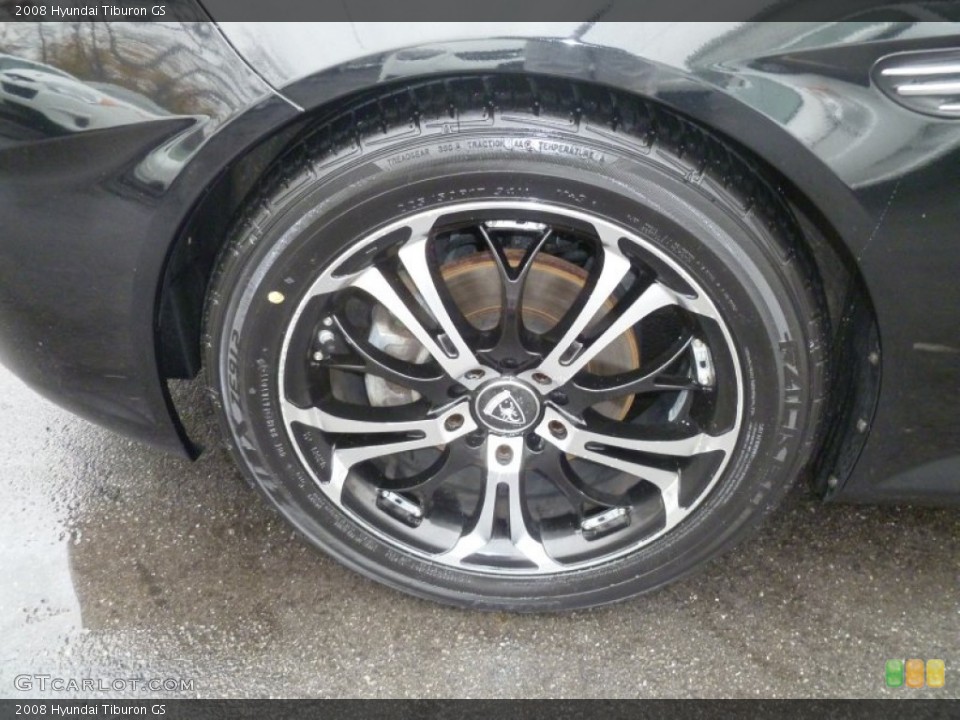 2008 Hyundai Tiburon Custom Wheel and Tire Photo #57594086