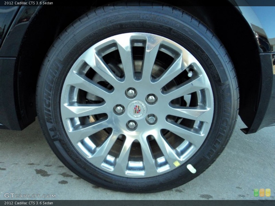 2012 Cadillac CTS 3.6 Sedan Wheel and Tire Photo #57600354