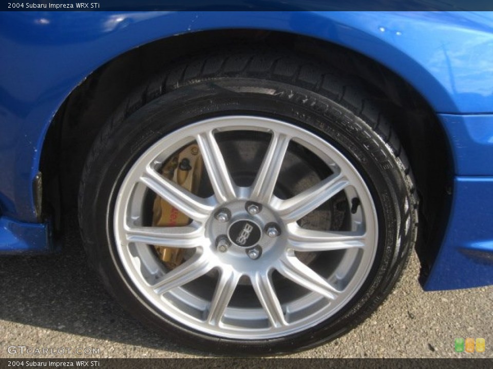 2004 Subaru Impreza WRX STi Wheel and Tire Photo #57601687