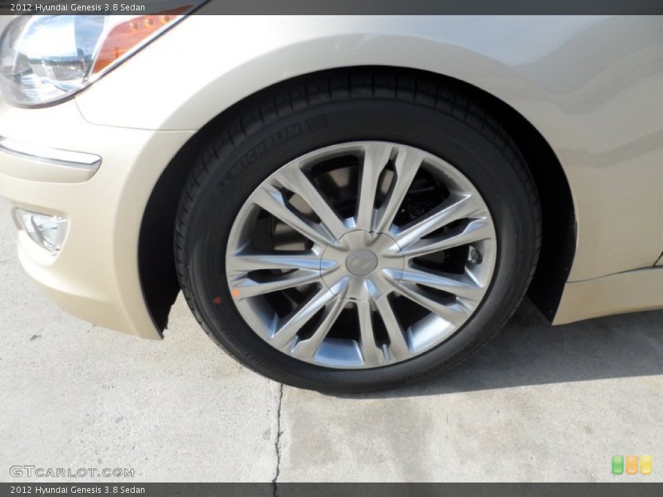 2012 Hyundai Genesis 3.8 Sedan Wheel and Tire Photo #57612574