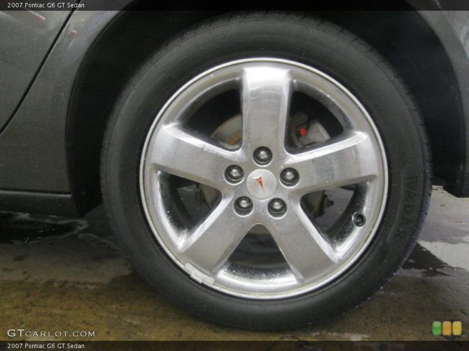 2007 Pontiac G6 GT Sedan Wheel and Tire Photo #57622381