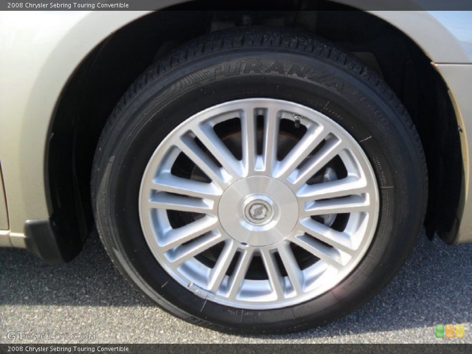 2008 Chrysler Sebring Touring Convertible Wheel and Tire Photo #57625756