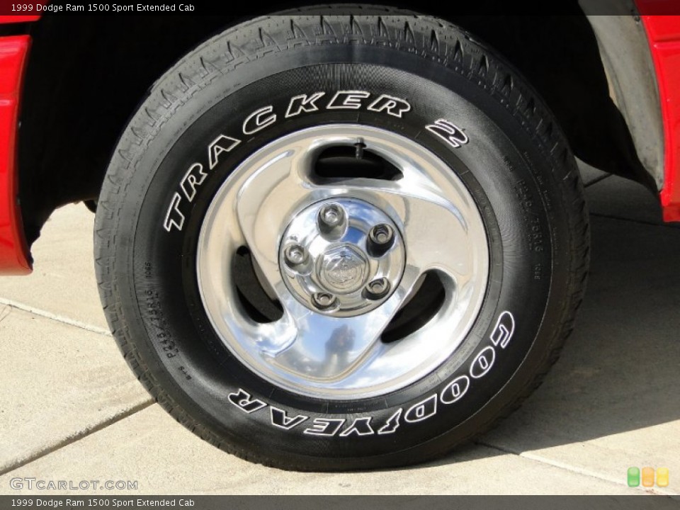 1999 Dodge Ram 1500 Sport Extended Cab Wheel and Tire Photo #57629347