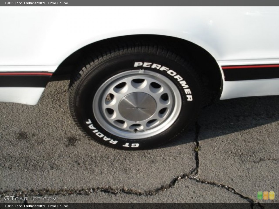 1986 Ford Thunderbird Turbo Coupe Wheel and Tire Photo #57635134