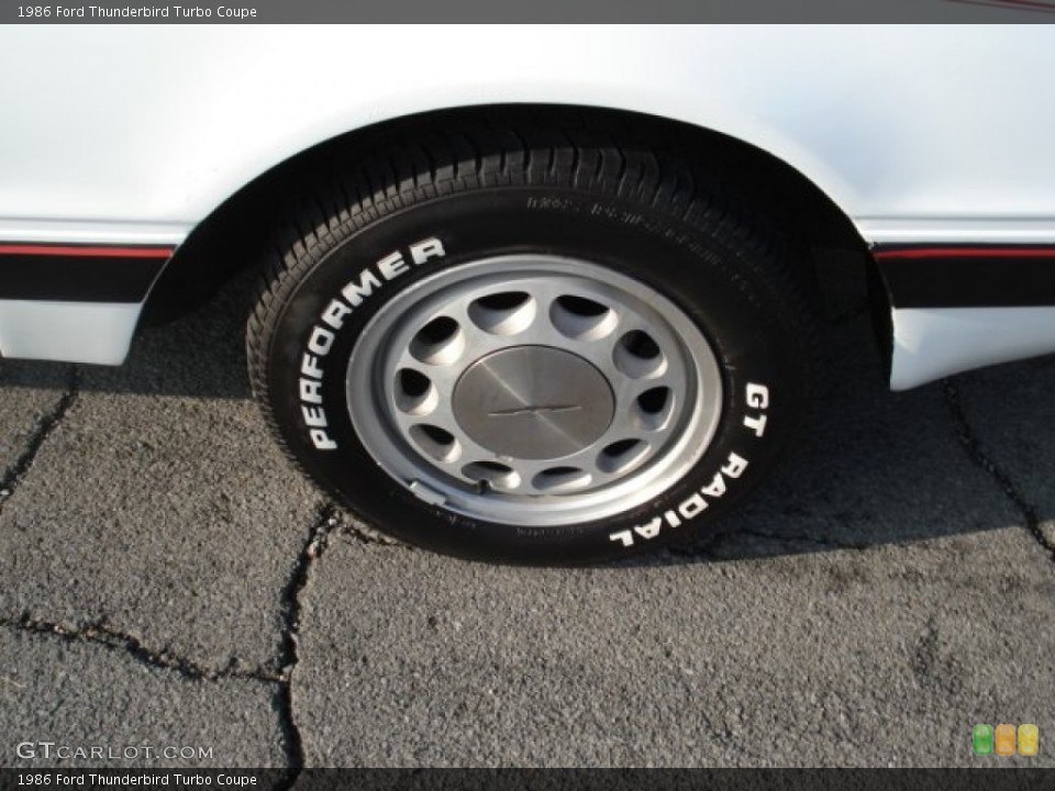 1986 Ford Thunderbird Turbo Coupe Wheel and Tire Photo #57635143