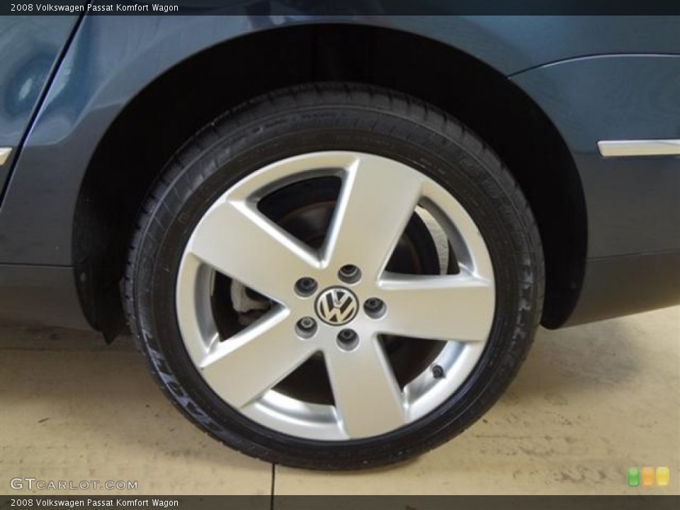 2008 Volkswagen Passat Komfort Wagon Wheel and Tire Photo #57647677