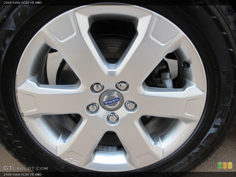 2009 Volvo XC90 V8 AWD Wheel and Tire Photo #57656422