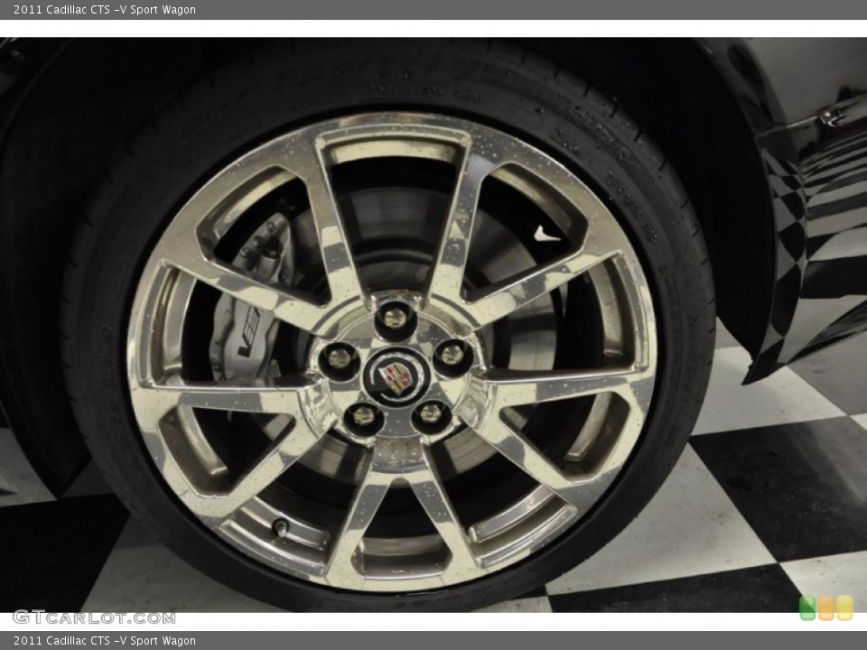 2011 Cadillac CTS -V Sport Wagon Wheel and Tire Photo #57660842