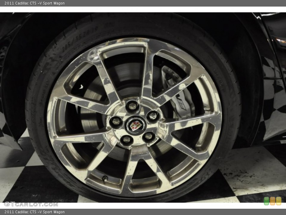 2011 Cadillac CTS -V Sport Wagon Wheel and Tire Photo #57660912