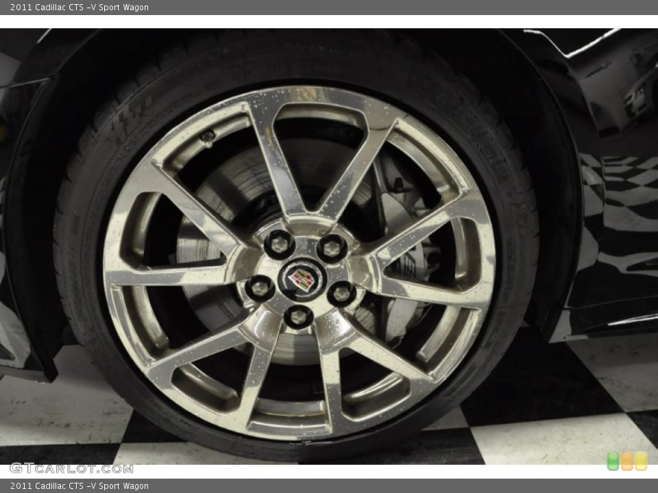 2011 Cadillac CTS -V Sport Wagon Wheel and Tire Photo #57661064