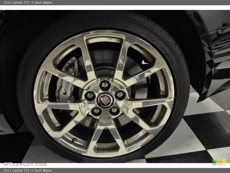 2011 Cadillac CTS -V Sport Wagon Wheel and Tire Photo #57661073
