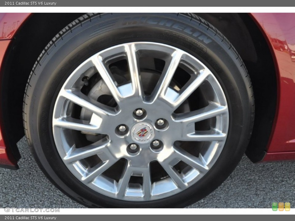 2011 Cadillac STS V6 Luxury Wheel and Tire Photo #57665144