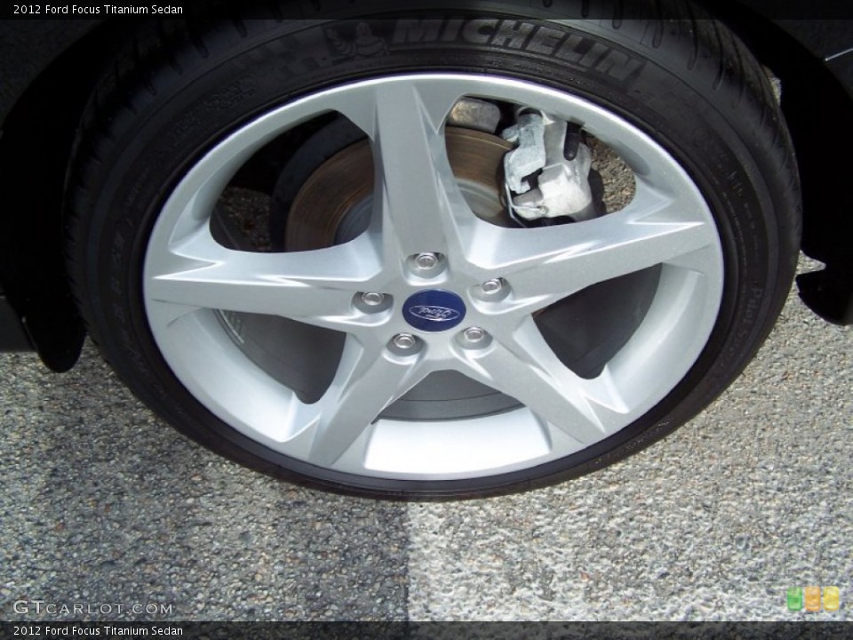 2012 Ford Focus Titanium Sedan Wheel and Tire Photo #57665405