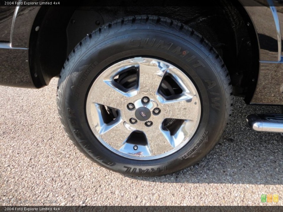 2004 Ford Explorer Limited 4x4 Wheel and Tire Photo #57670550