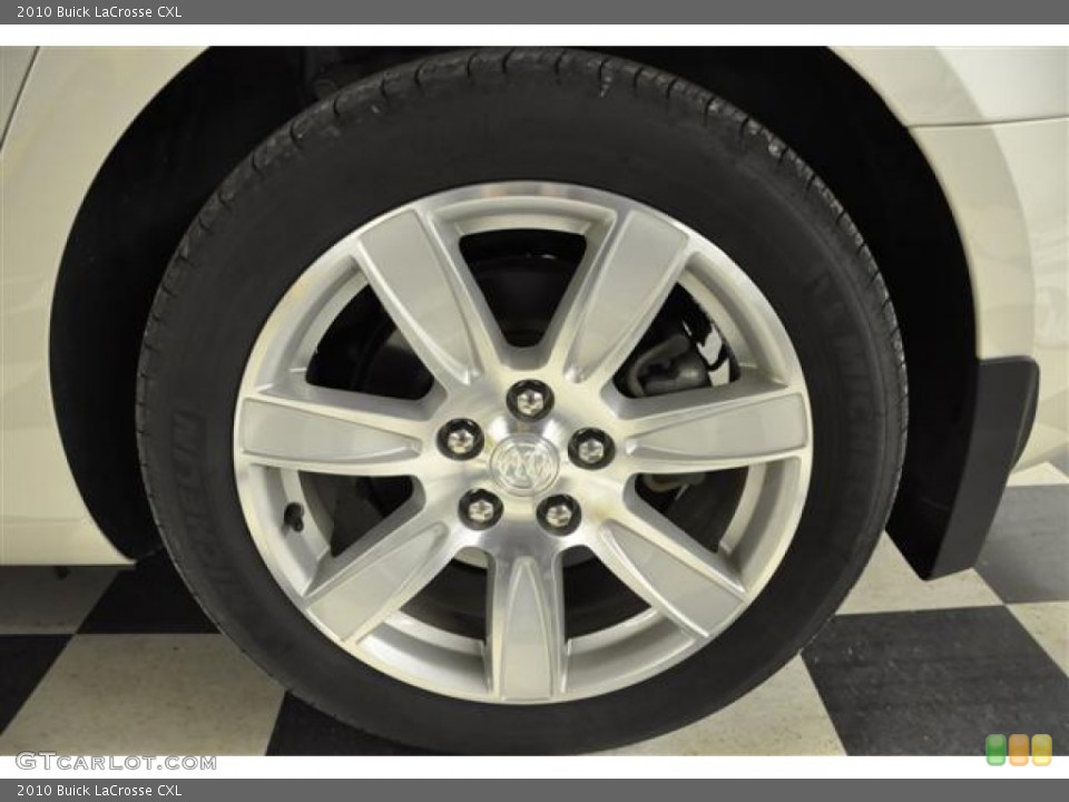 2010 Buick LaCrosse CXL Wheel and Tire Photo #57675485