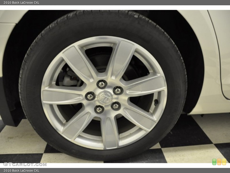 2010 Buick LaCrosse CXL Wheel and Tire Photo #57675530