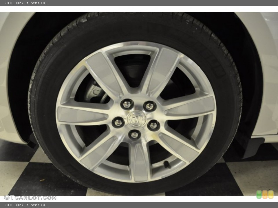 2010 Buick LaCrosse CXL Wheel and Tire Photo #57675539