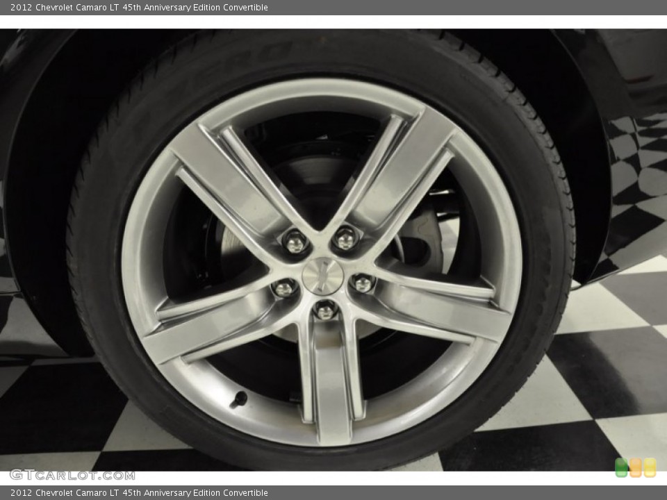2012 Chevrolet Camaro LT 45th Anniversary Edition Convertible Wheel and Tire Photo #57678819