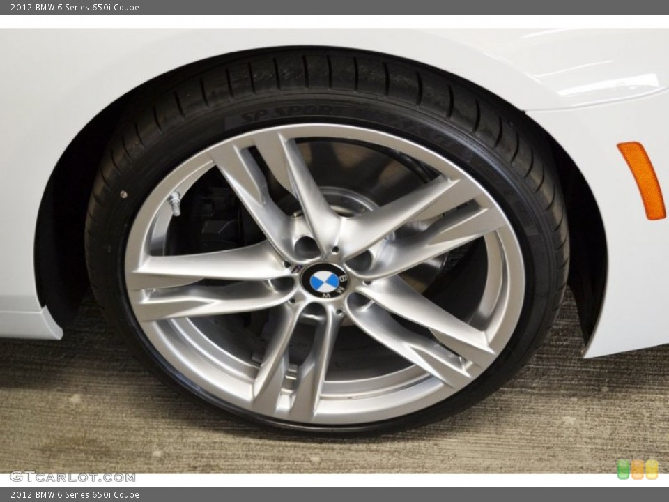 2012 BMW 6 Series 650i Coupe Wheel and Tire Photo #57679820