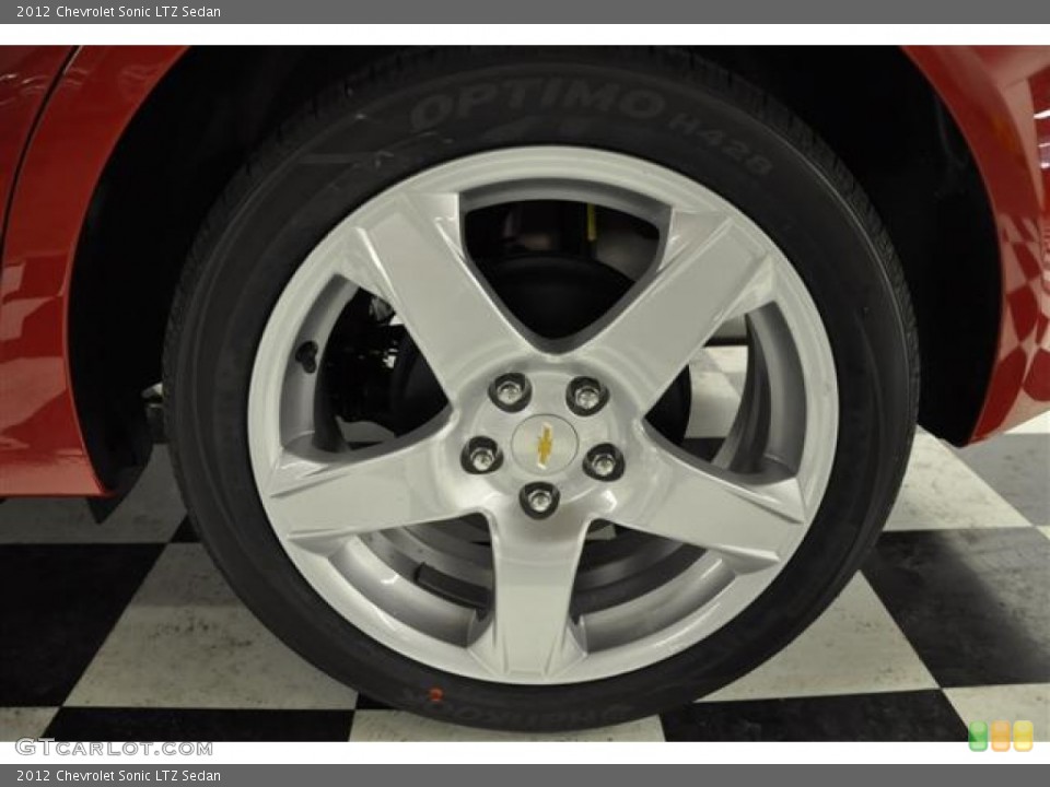 2012 Chevrolet Sonic LTZ Sedan Wheel and Tire Photo #57680573