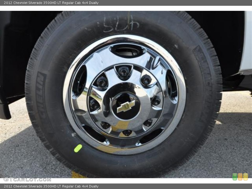 2012 Chevrolet Silverado 3500HD LT Regular Cab 4x4 Dually Wheel and Tire Photo #57681560
