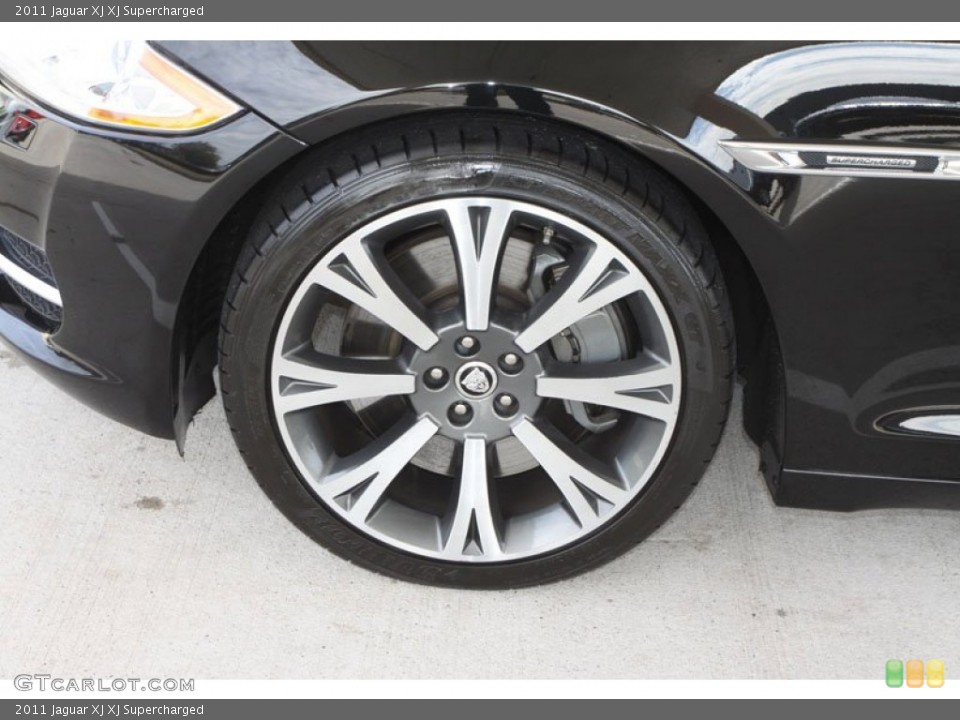2011 Jaguar XJ XJ Supercharged Wheel and Tire Photo #57681680
