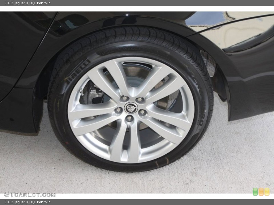2012 Jaguar XJ XJL Portfolio Wheel and Tire Photo #57681959