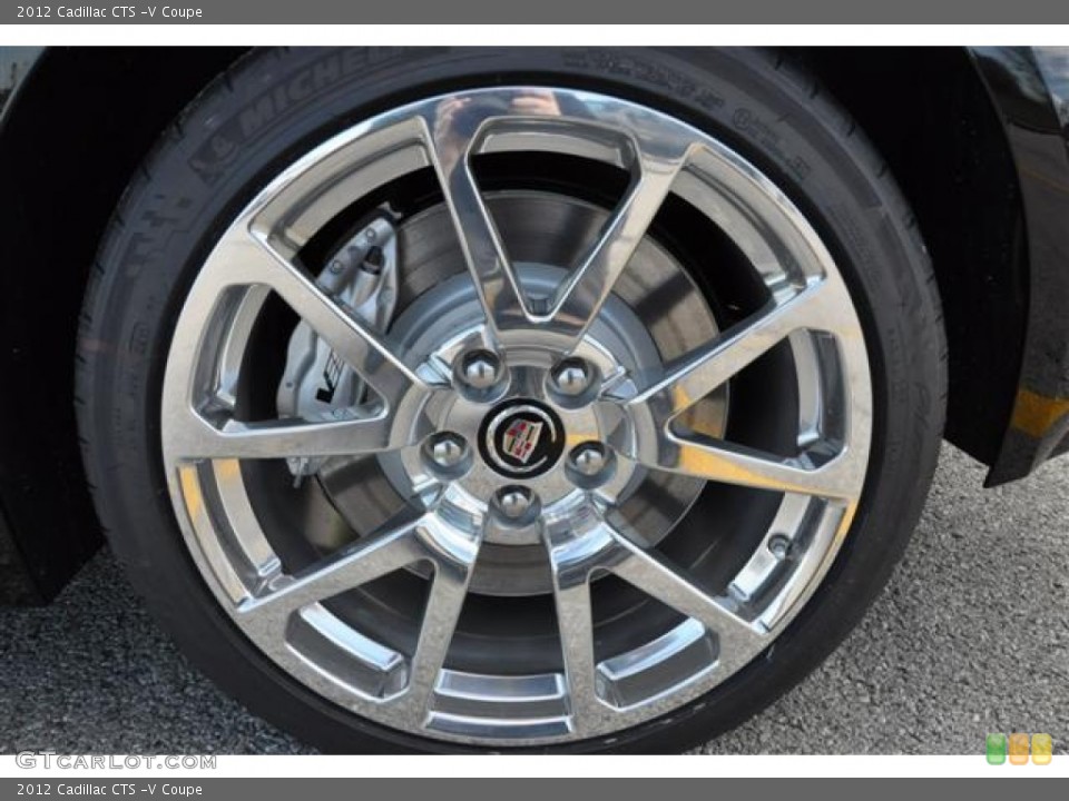 2012 Cadillac CTS -V Coupe Wheel and Tire Photo #57682481