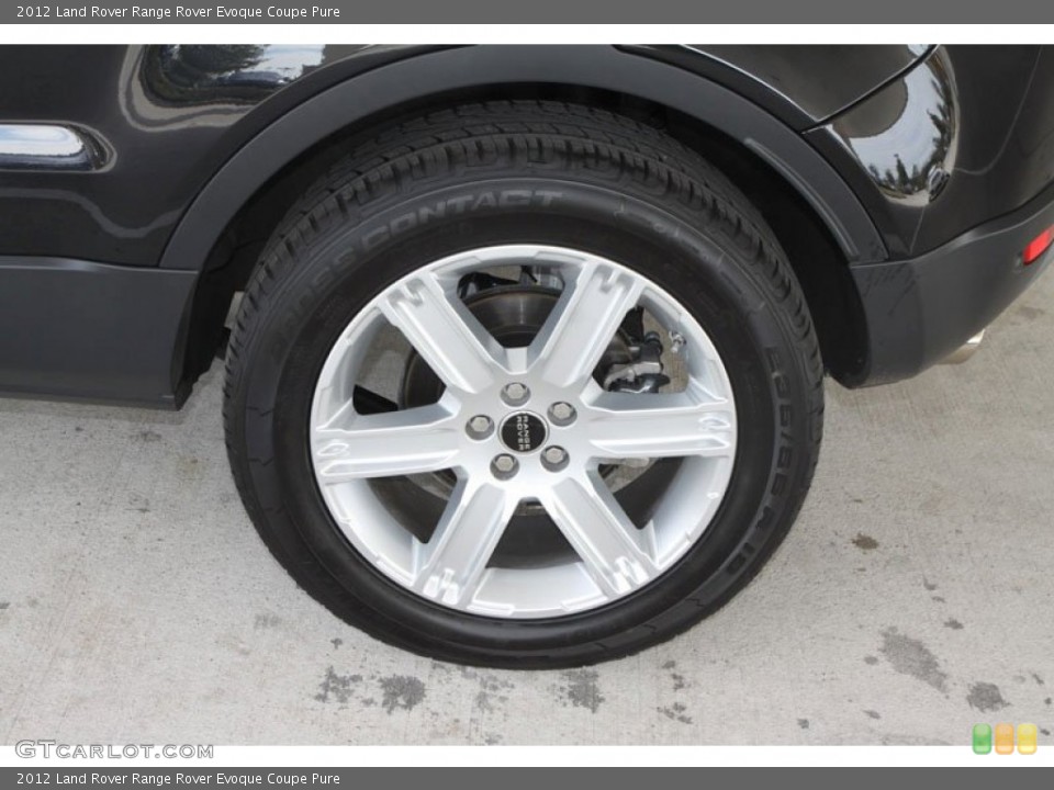 2012 Land Rover Range Rover Evoque Coupe Pure Wheel and Tire Photo #57683153