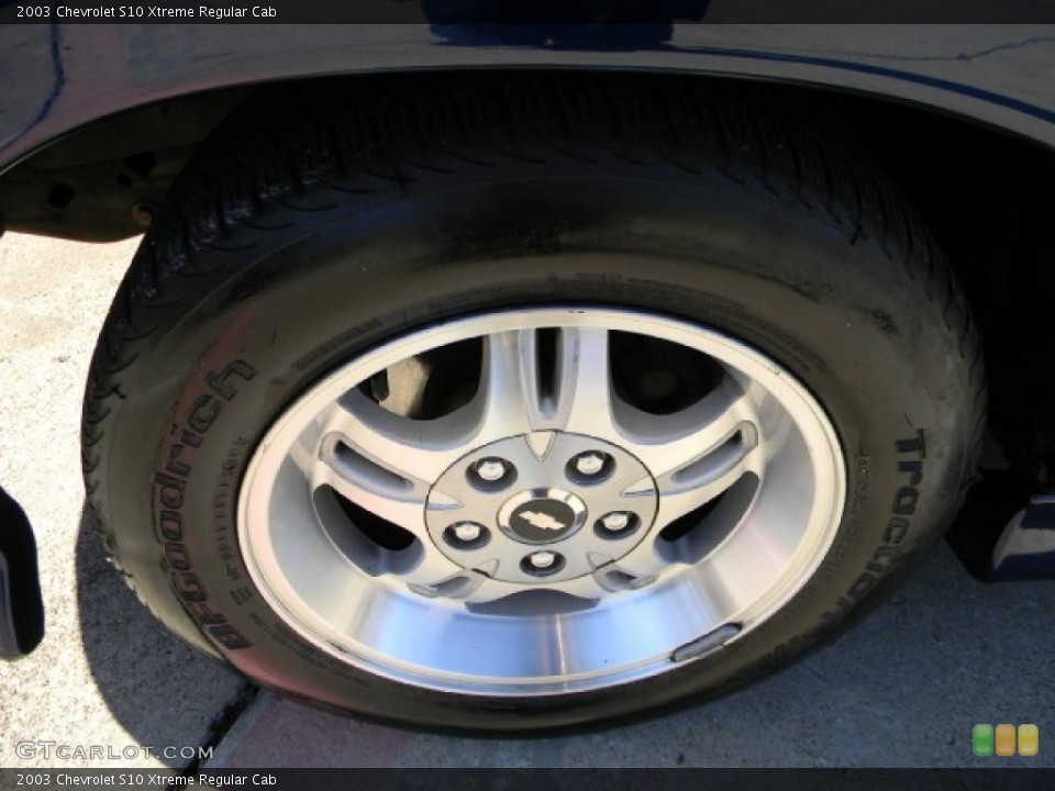 2003 Chevrolet S10 Xtreme Regular Cab Wheel and Tire Photo #57686015