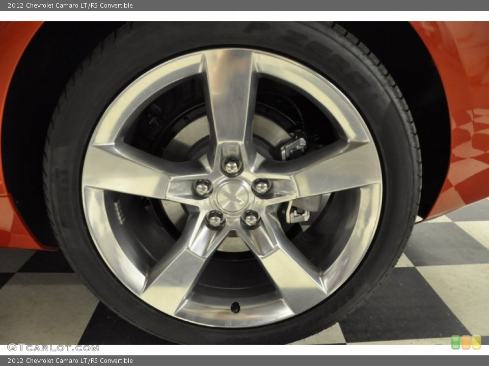 2012 Chevrolet Camaro LT/RS Convertible Wheel and Tire Photo #57687437