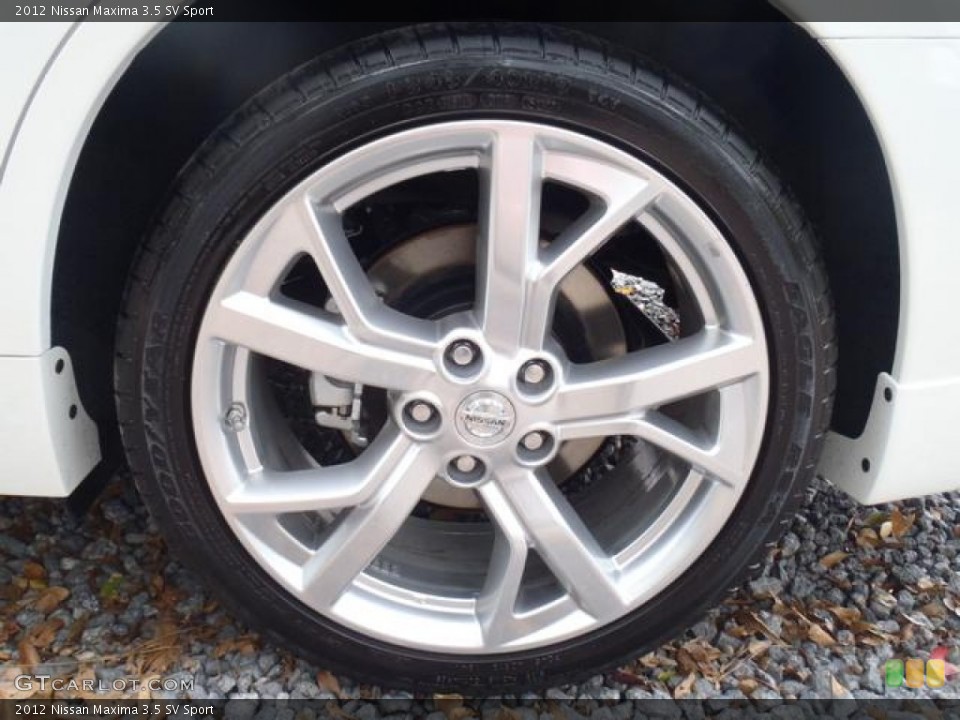 2012 Nissan Maxima 3.5 SV Sport Wheel and Tire Photo #57687683