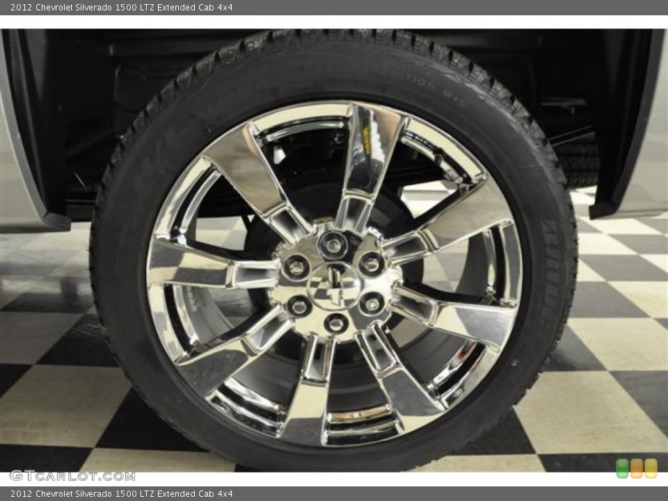 2012 Chevrolet Silverado 1500 LTZ Extended Cab 4x4 Wheel and Tire Photo #57688469