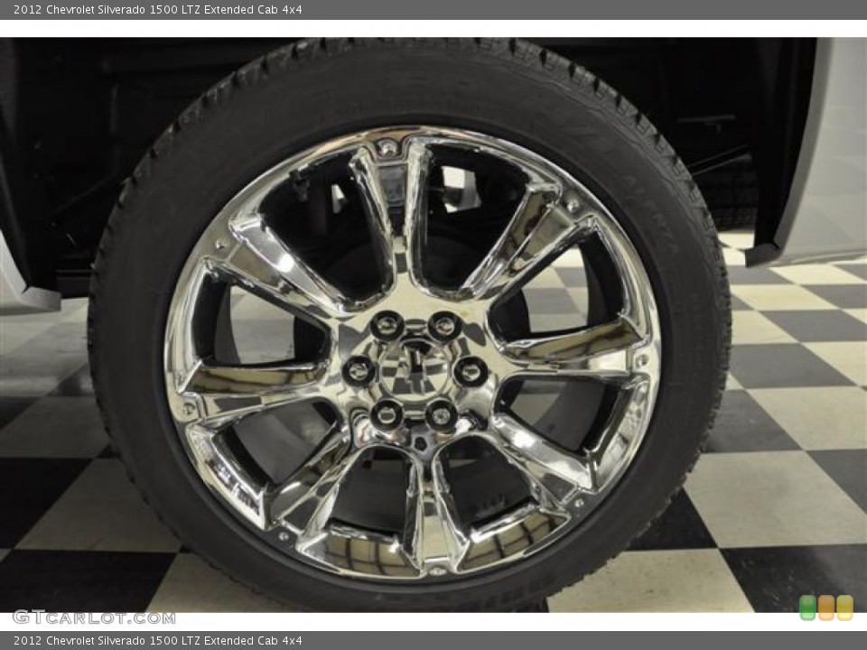 2012 Chevrolet Silverado 1500 LTZ Extended Cab 4x4 Wheel and Tire Photo #57688595