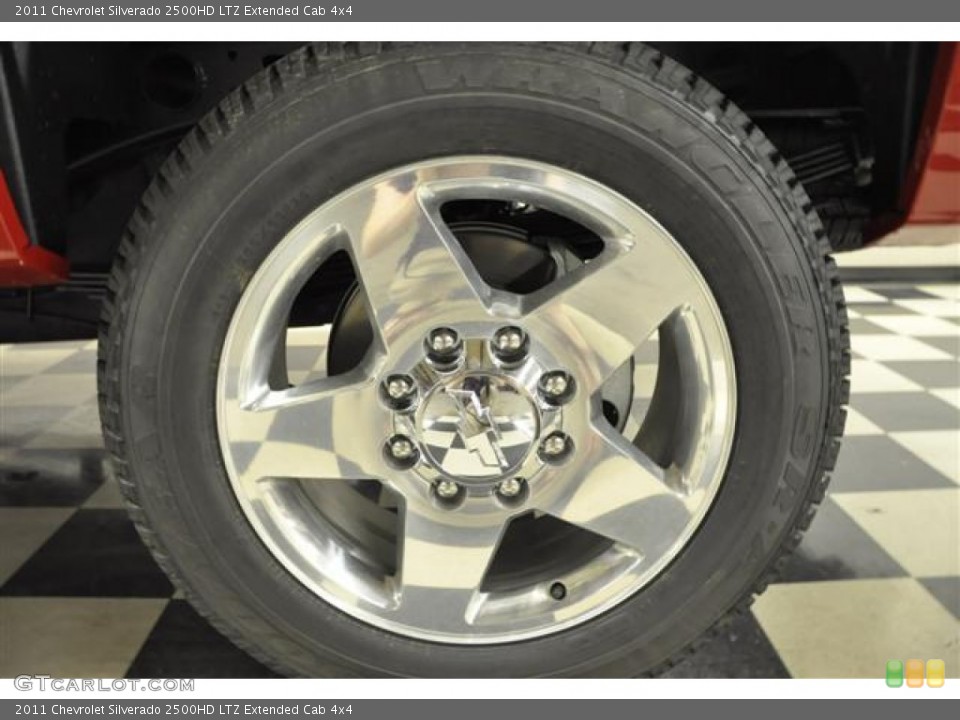 2011 Chevrolet Silverado 2500HD LTZ Extended Cab 4x4 Wheel and Tire Photo #57689717