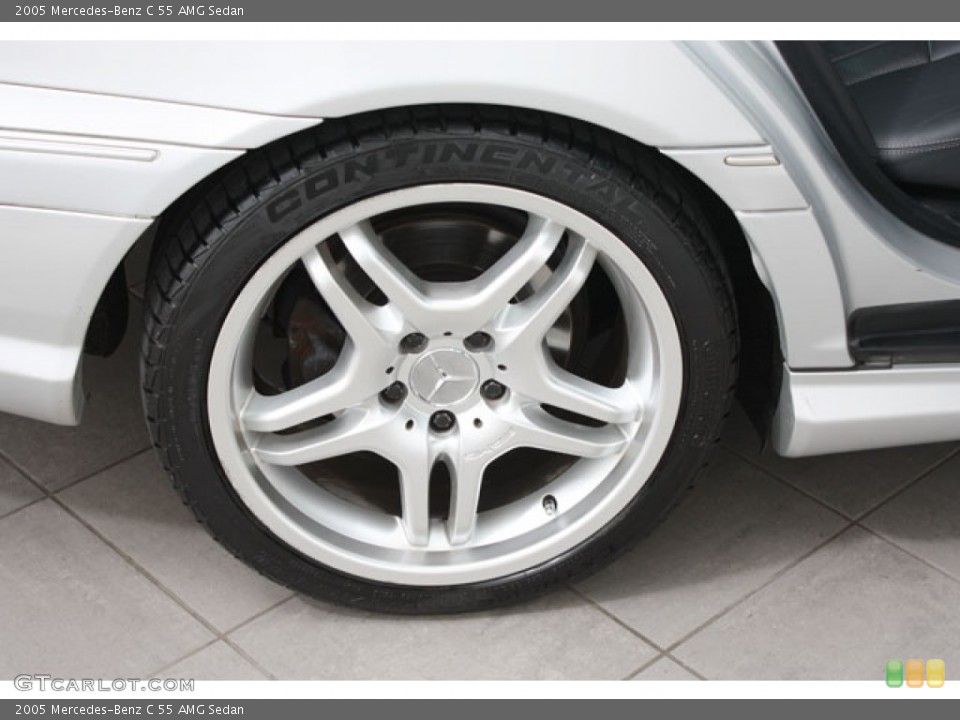 2005 Mercedes-Benz C 55 AMG Sedan Wheel and Tire Photo #57694157