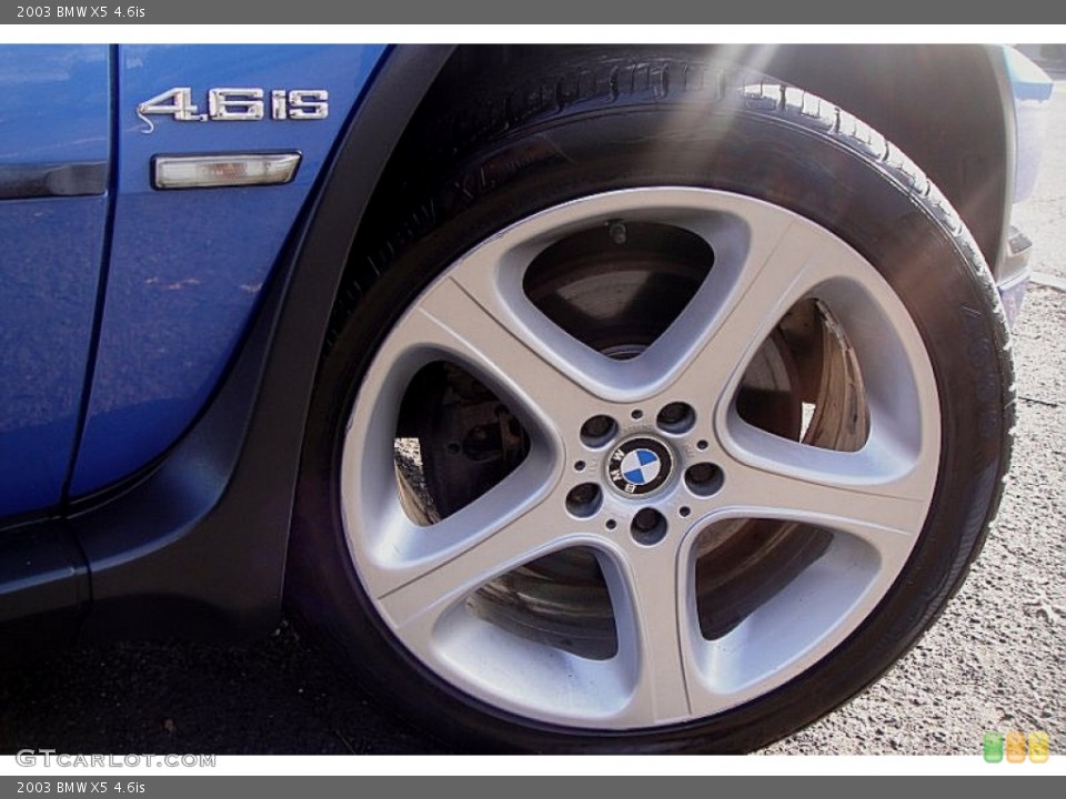 2003 BMW X5 4.6is Wheel and Tire Photo #57697619