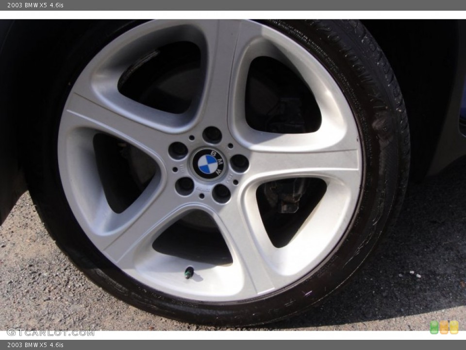 2003 BMW X5 4.6is Wheel and Tire Photo #57697813