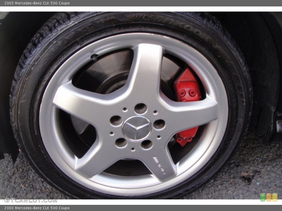2003 Mercedes-Benz CLK 500 Coupe Wheel and Tire Photo #57698159