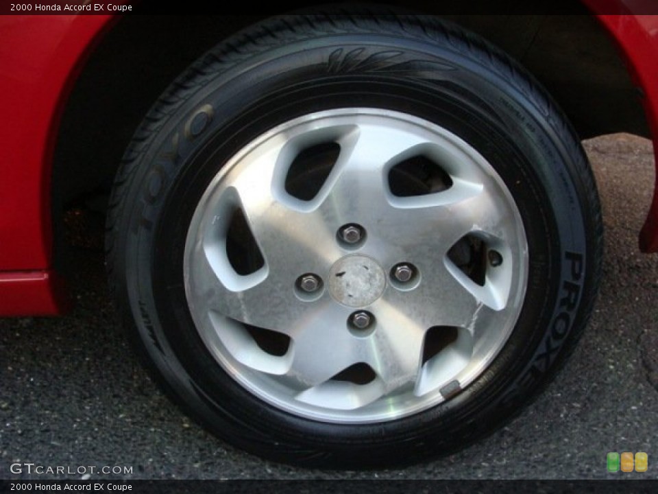 2000 Honda Accord EX Coupe Wheel and Tire Photo #57701846