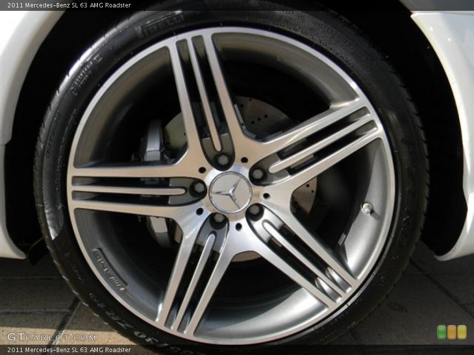 2011 Mercedes-Benz SL 63 AMG Roadster Wheel and Tire Photo #57704711