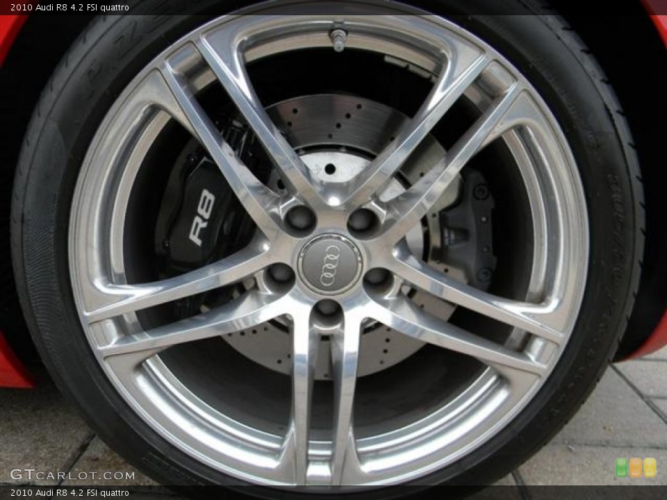 2010 Audi R8 4.2 FSI quattro Wheel and Tire Photo #57708488