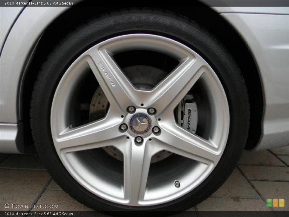 2010 Mercedes-Benz S 63 AMG Sedan Wheel and Tire Photo #57711365