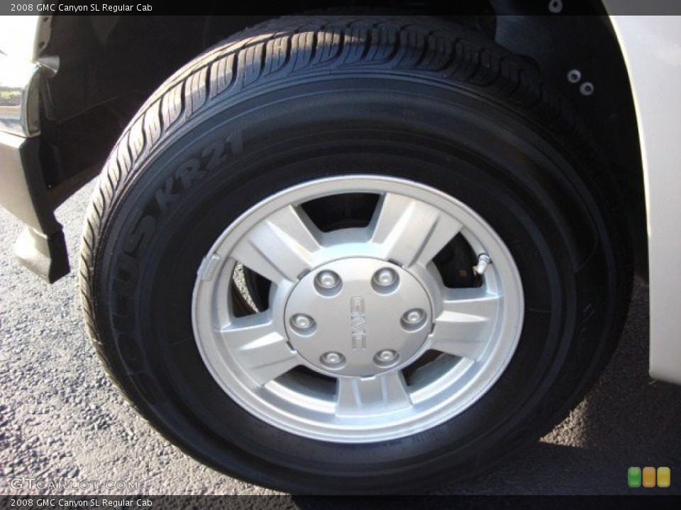 2008 GMC Canyon SL Regular Cab Wheel and Tire Photo #57712571