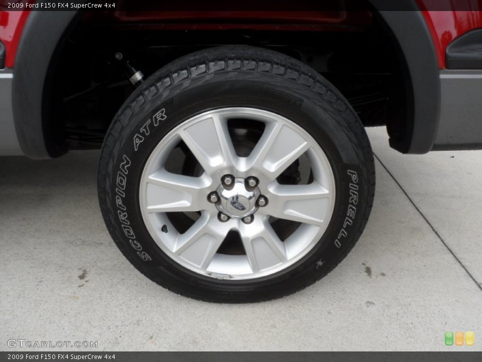 2009 Ford F150 FX4 SuperCrew 4x4 Wheel and Tire Photo #57723524