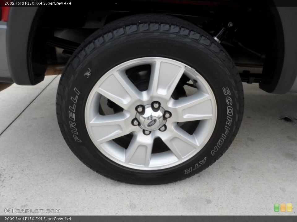 2009 Ford F150 FX4 SuperCrew 4x4 Wheel and Tire Photo #57723533