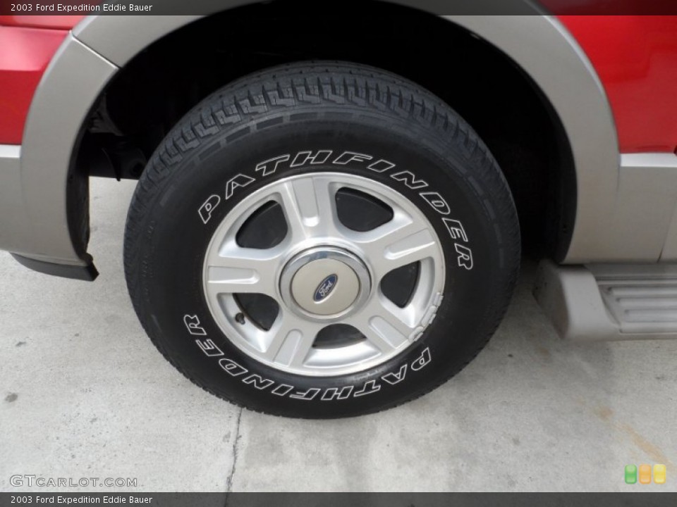 2003 Ford Expedition Eddie Bauer Wheel and Tire Photo #57724645
