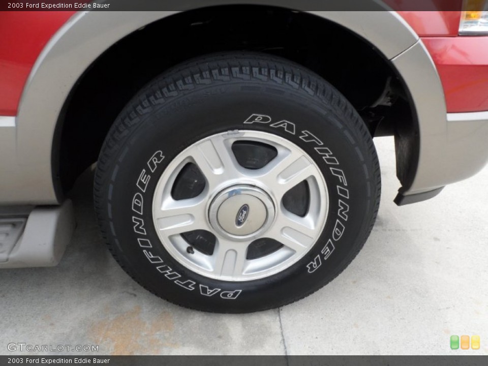 2003 Ford Expedition Eddie Bauer Wheel and Tire Photo #57724666