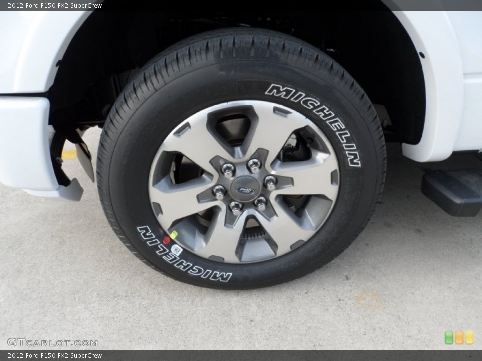 2012 Ford F150 FX2 SuperCrew Wheel and Tire Photo #57726499